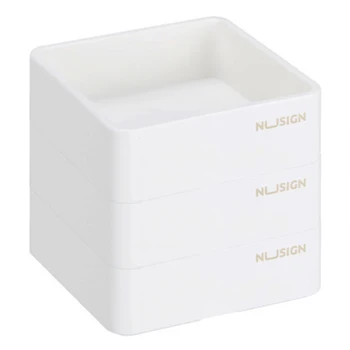 Nusign Stackable Storage Boxes Three Loaded Square Small File Tray Multi-function File Holders For Office School Student
Nusign Stackable Storage Boxes Three Loaded Square Small File Tray Multi-function File Holders For Office School Student
