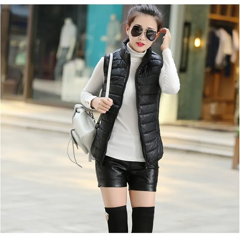 

2019 Women Fashion Winter Vest Waistcoats 2019 Cardigans Jacket Casual Slim Winter Warm Sleeveless Parkas Outwear Female Coat