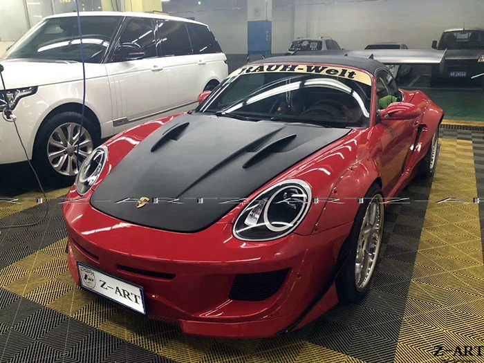 Z-ART Rocket body kit for Porsche Boxster Cayman 2005-2011 for RB body kit for Porsche 987 CF front trunk lid +wide body kit
Z-ART Rocket body kit for Porsche Boxster Cayman 2005-2011 for RB body kit for Porsche 987 CF front trunk lid +wide body kit