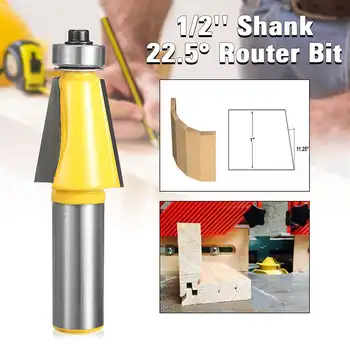 11.25° 1/2" Shank Chamfer Edge Forming Router Bit Bevel Edging Router Woodwork Milling Cutter Woodworking Cutter Fillet Knife
11.25° 1/2" Shank Chamfer Edge Forming Router Bit Bevel Edging Router Woodwork Milling Cutter Woodworking Cutter Fillet Knife