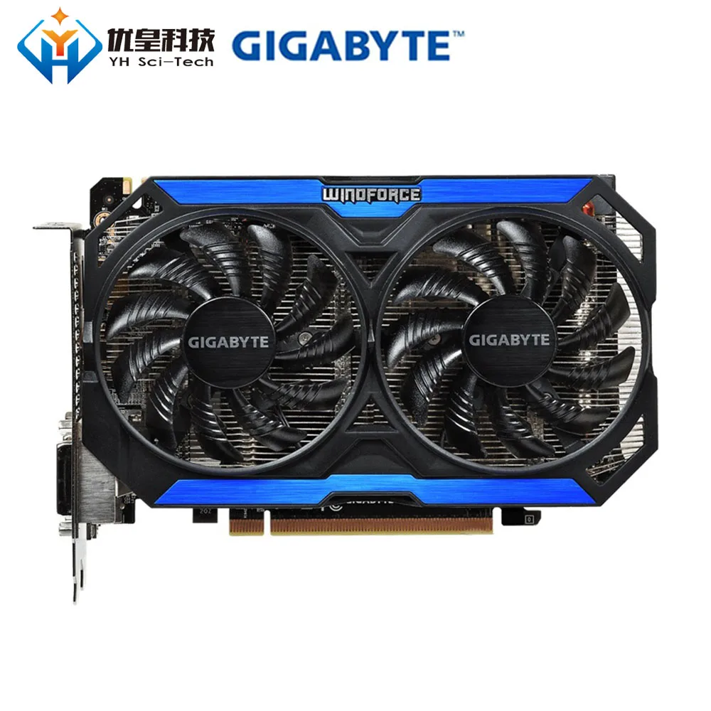 Gigabyte GV-N960OC-2GD Original Graphics Cards 128bit GeForce GTX 960 2G GDDR5 Video Card 2*DVI 1*HDMI 1*DisplayPort
Gigabyte GV-N960OC-2GD Original Graphics Cards 128bit GeForce GTX 960 2G GDDR5 Video Card 2*DVI 1*HDMI 1*DisplayPort