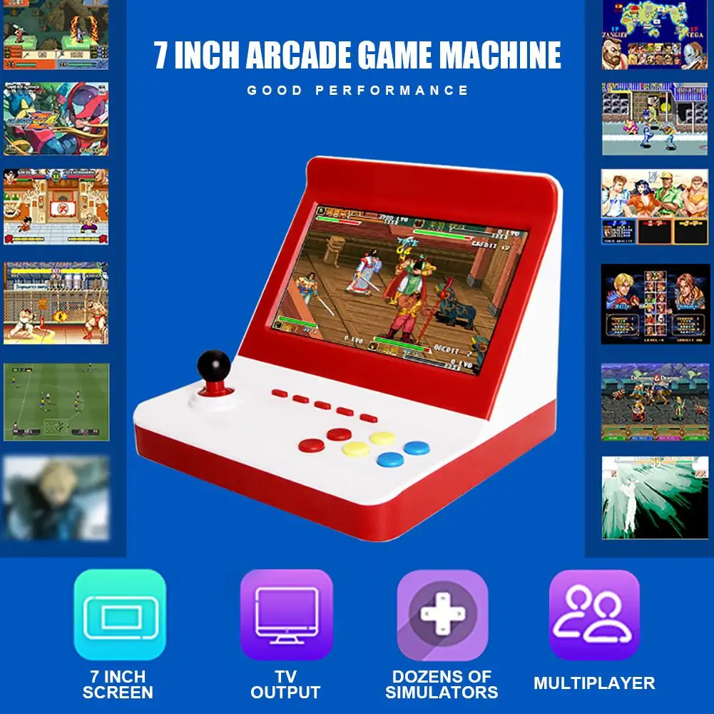 Mini Retro Arcade Handheld Game Console 7-inch Large Screen Video Games Classical Family Home Game Machine For Arcade Games
Mini Retro Arcade Handheld Game Console 7-inch Large Screen Video Games Classical Family Home Game Machine For Arcade Games