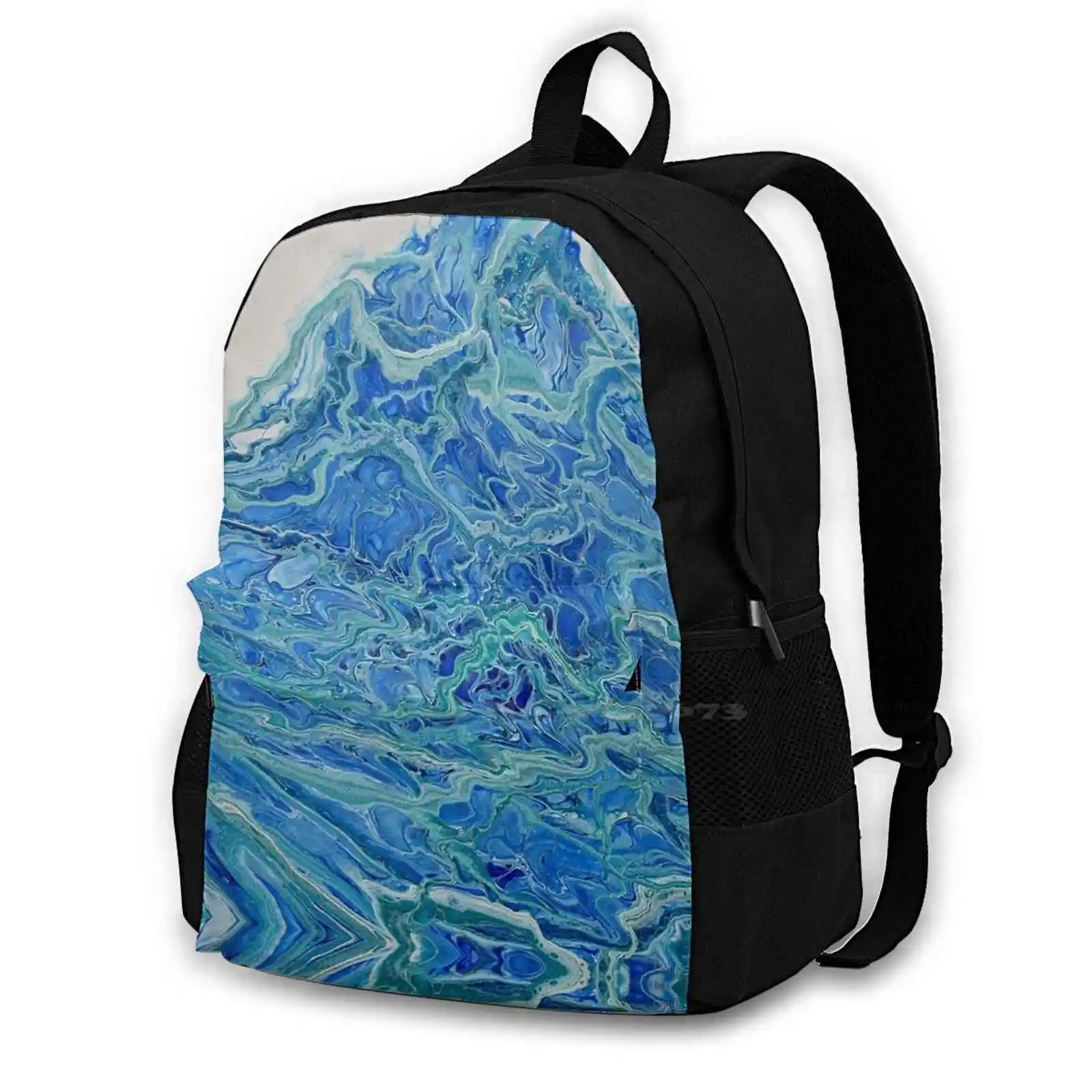 

Шероховатый море подростковый студенческий рюкзак для ноутбука сумки для путешествий Laurie шероховатый море Морская волна чехол для телефона