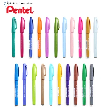 1pcs Japanese Pentel TOUCHBrush MarkerXSES15C Color English Practice Color Painting Pen, Font Design 21 Colors Optional 
1pcs Japanese Pentel TOUCHBrush MarkerXSES15C Color English Practice Color Painting Pen, Font Design 21 Colors Optional