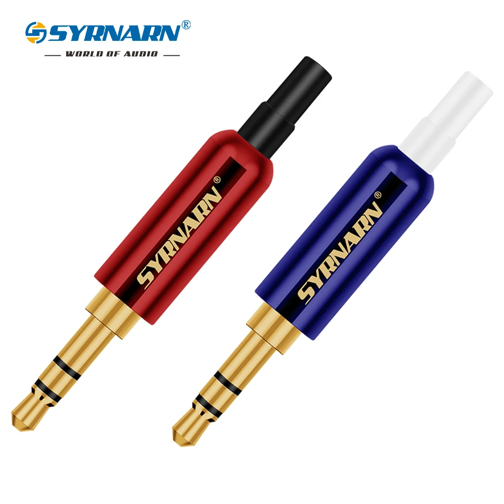 1pcs 3.5mm Audio Plug Gold-plated with Tail 3Pole Male Adapter Earphone Plug Copper Shell SYRNARN Connector DIY Stereo Headphone
1pcs 3.5mm Audio Plug Gold-plated with Tail 3Pole Male Adapter Earphone Plug Copper Shell SYRNARN Connector DIY Stereo Headphone
