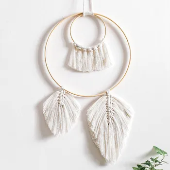 Nordic Home Decorations Tapestry Pendant Hand-woven Macrame Fabric Wall Hanging Decor DIY Craft Bohemian Tassel Dream Catchers
Nordic Home Decorations Tapestry Pendant Hand-woven Macrame Fabric Wall Hanging Decor DIY Craft Bohemian Tassel Dream Catchers