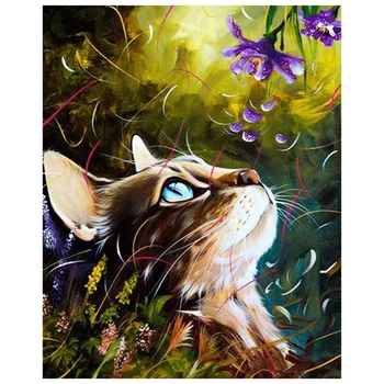 DIY Diamond Painting Cat Diamond Embroidery Cross Stitch Rhinestone Digital Wall Sticker Home Decor
DIY Diamond Painting Cat Diamond Embroidery Cross Stitch Rhinestone Digital Wall Sticker Home Decor