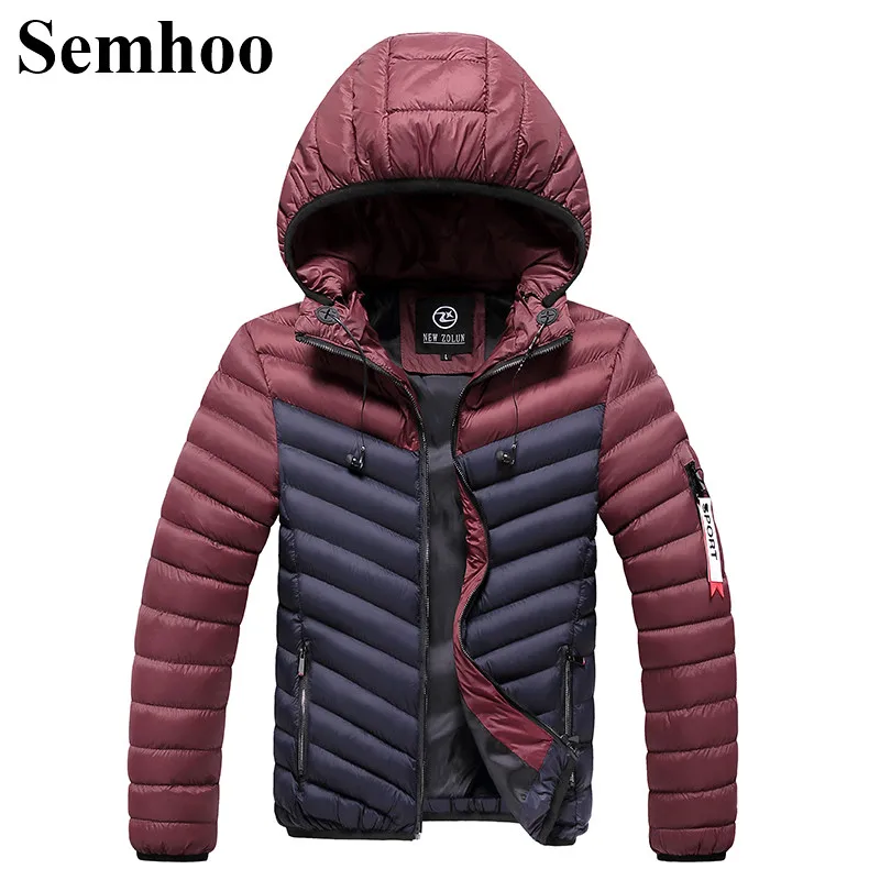2019 Winter Casual Men's Color Matching Cotton Coat Hooded Thick Warm Cotton Jacket Slim With Headphones Men's Plus Size L---3XL
2019 Winter Casual Men's Color Matching Cotton Coat Hooded Thick Warm Cotton Jacket Slim With Headphones Men's Plus Size L---3XL