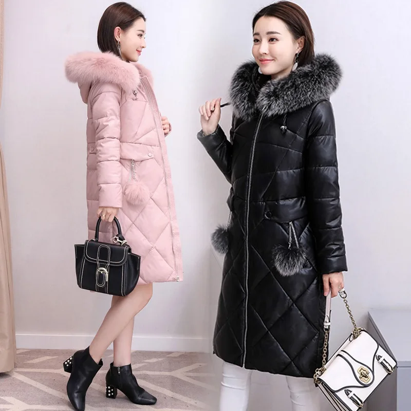 Down Feather Cotton-padded Clothes Women's Mid-length Korean-style 2019 New Style Slim Fit Slimming Cotton-padded Jacket Fashion
Down Feather Cotton-padded Clothes Women's Mid-length Korean-style 2019 New Style Slim Fit Slimming Cotton-padded Jacket Fashion