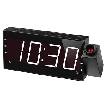 7 inch Projection Alarm Clock for Bedrooms, Ceiling, Kitchen, Wall, Travel, Home - FM Radio, 3 Dimmer, Dual Alarm, USB Charging
7 inch Projection Alarm Clock for Bedrooms, Ceiling, Kitchen, Wall, Travel, Home - FM Radio, 3 Dimmer, Dual Alarm, USB Charging