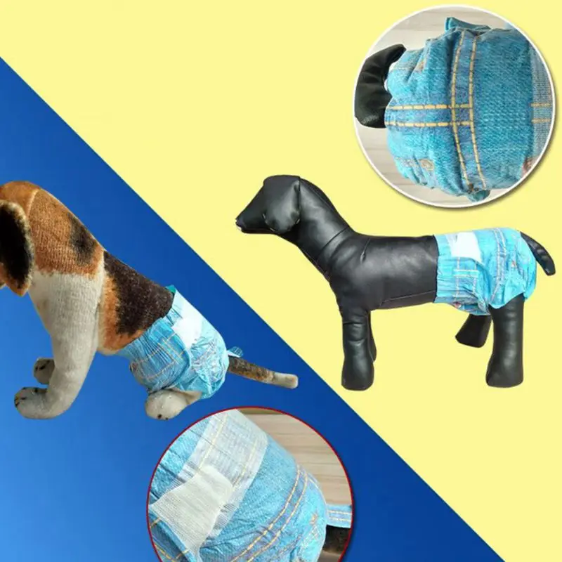 New Cool Dog Diapers Female Dogs Physiological Sanitary Pants Super Soft Absorbent Powerful Pet Jeans
New Cool Dog Diapers Female Dogs Physiological Sanitary Pants Super Soft Absorbent Powerful Pet Jeans