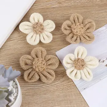 5pcs Hessian Roses Burlap Flower Wedding Decor DIY Gift Packing Accessories rustic wedding Party decor 5BB5785
5pcs Hessian Roses Burlap Flower Wedding Decor DIY Gift Packing Accessories rustic wedding Party decor 5BB5785
