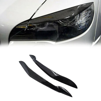 2Pcs Carbon Fiber Headlight Eye Lid Cover Eyebrow Trim for BMW X5 E70 2007-13
2Pcs Carbon Fiber Headlight Eye Lid Cover Eyebrow Trim for BMW X5 E70 2007-13