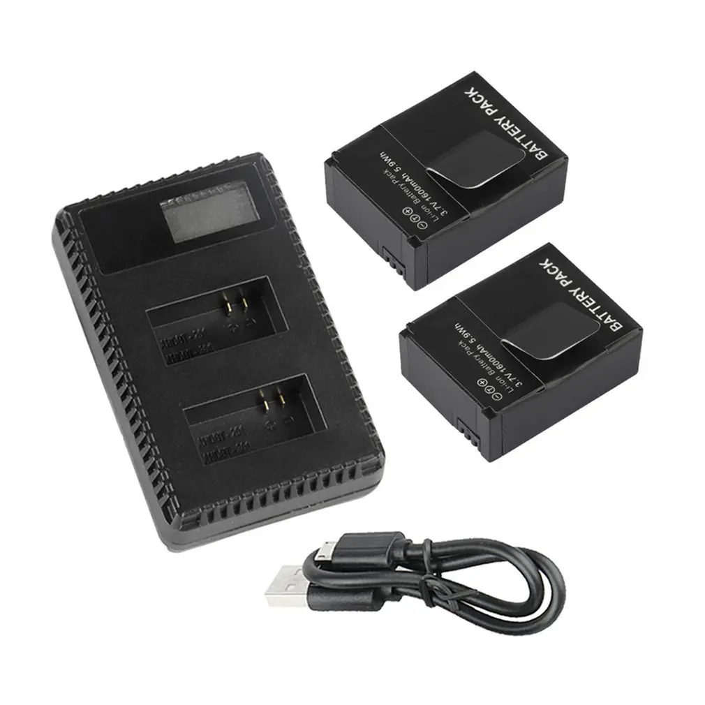 3.7V 1600mAh AHDBT-201/301 Rechargeable Battery + LCD Digital Dual Charger For Gopro Hero 3 3+ Camera Accessories
3.7V 1600mAh AHDBT-201/301 Rechargeable Battery + LCD Digital Dual Charger For Gopro Hero 3 3+ Camera Accessories