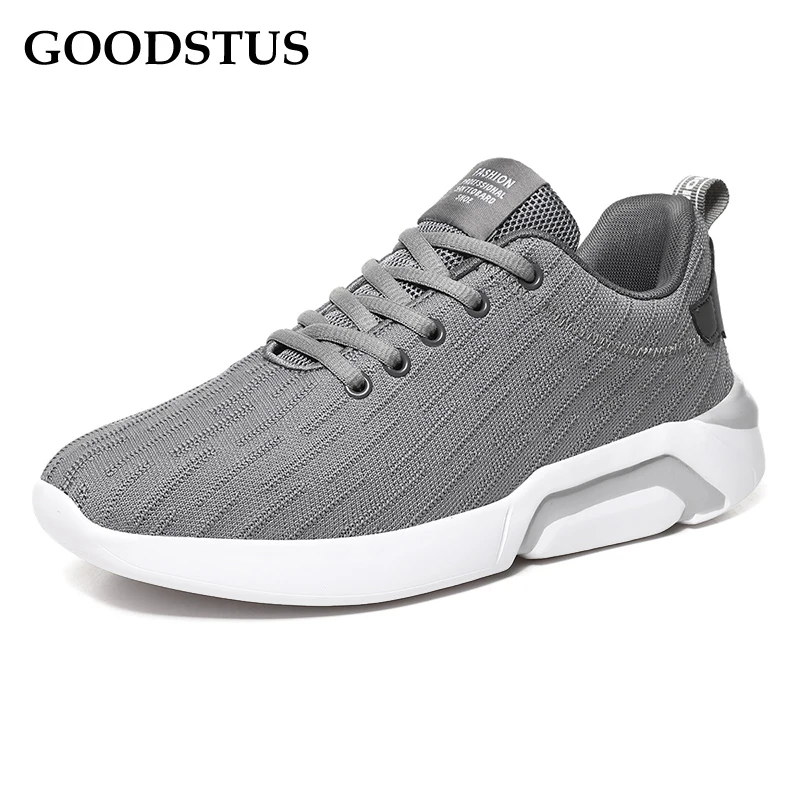 GOODSTUS Men Mesh Sneaker Breathable Solid Simple Style Thick Sole Comfortable Height Increase Lace-Up Anti-Slip Male Sport Shoe
GOODSTUS Men Mesh Sneaker Breathable Solid Simple Style Thick Sole Comfortable Height Increase Lace-Up Anti-Slip Male Sport Shoe