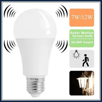 9/12 Watt LED Light Bulb E27 - Automatic Dusk To Dawn Radar Sensor Security Lamp Radar Induction Bulb Outdoor Street Night Light
9/12 Watt LED Light Bulb E27 - Automatic Dusk To Dawn Radar Sensor Security Lamp Radar Induction Bulb Outdoor Street Night Light
