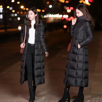 Winter Jacket Women Long Self-cultivation Keep Warm Loose Coat Overlength Overcoat Tide Manteau Femme Korean Parka Plus Size
Winter Jacket Women Long Self-cultivation Keep Warm Loose Coat Overlength Overcoat Tide Manteau Femme Korean Parka Plus Size