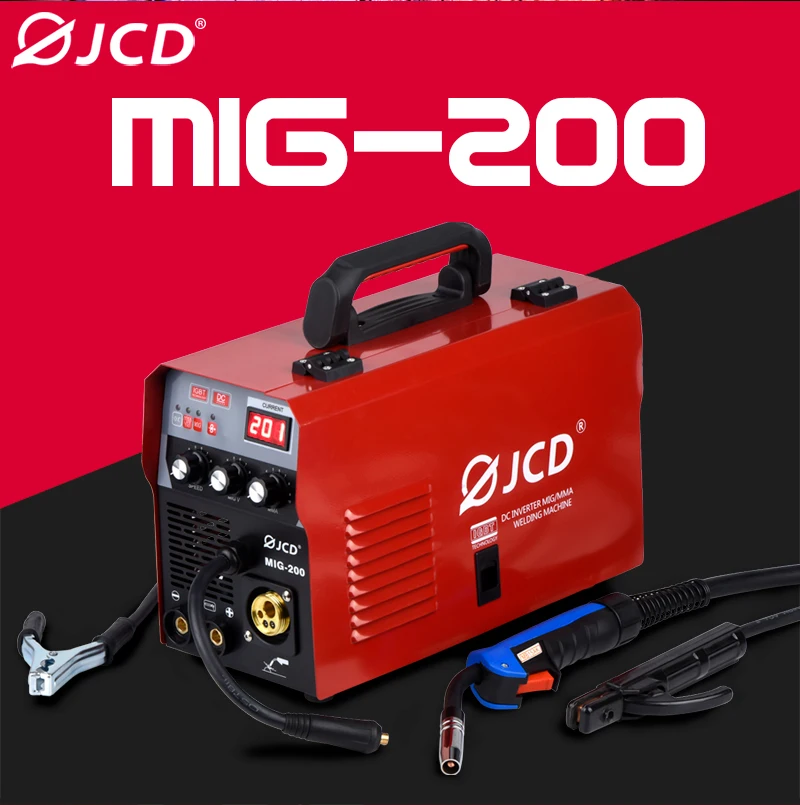 JCD DC Inverter Arc Industrial Electric Welding Machine 220V MMA Welder for DIY Welding Working and Electric Working MIG-200
JCD DC Inverter Arc Industrial Electric Welding Machine 220V MMA Welder for DIY Welding Working and Electric Working MIG-200
