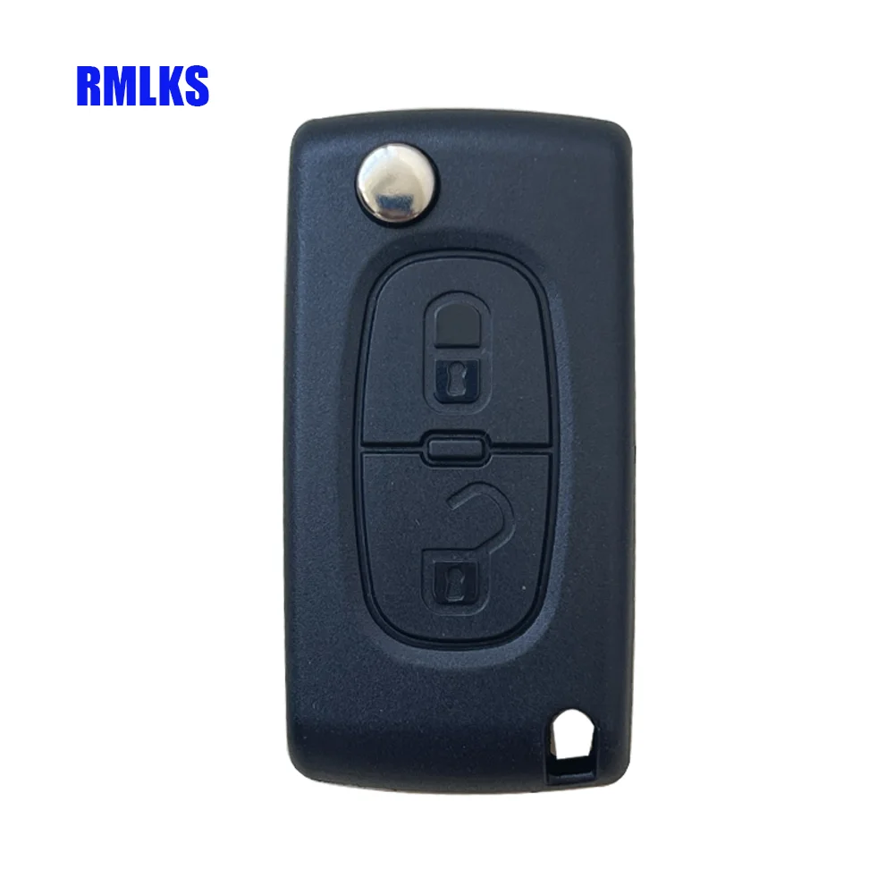 

Remote Car key flip For peugeot 207 307 308 407 607 807 2/3/4 Buttons HU83 VA2 Blade For Citroen C2 C3 C4 C5 C6 Car Key Shell