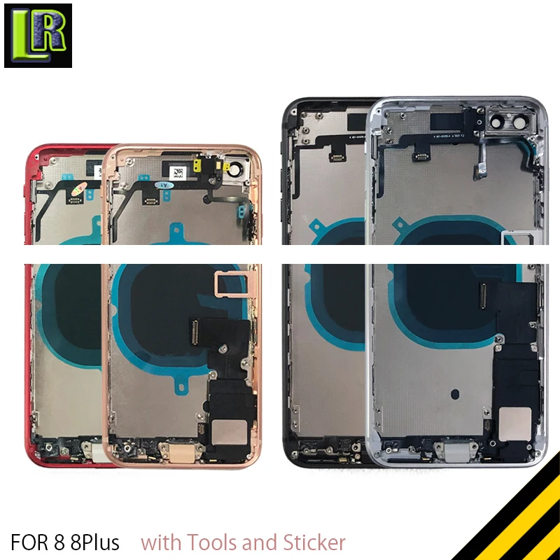Back Full Housing for Iphone 8 8Plus Plus Back Battery Cover Door Middle Frame Chassis + Glass with Flex Cable Parts Assembly
Back Full Housing for Iphone 8 8Plus Plus Back Battery Cover Door Middle Frame Chassis + Glass with Flex Cable Parts Assembly