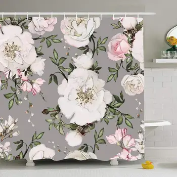 Shower Curtain Set with Hooks 72x78 Pattern Pink Flowers White Leaves Ornament for On Painting Vintage Floral Textures Retro
Shower Curtain Set with Hooks 72x78 Pattern Pink Flowers White Leaves Ornament for On Painting Vintage Floral Textures Retro