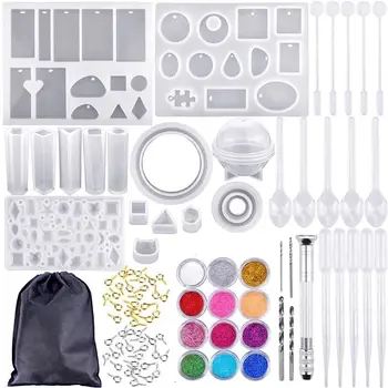 1 Set DIY Epoxy Resin Materials Professional Jewelry Making Tools Silicone Mold Nail Drill Molds Sequin Spoon Dropper Handmade C
1 Set DIY Epoxy Resin Materials Professional Jewelry Making Tools Silicone Mold Nail Drill Molds Sequin Spoon Dropper Handmade C