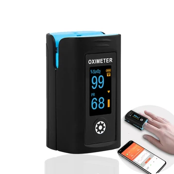 Pulse oximeter bluetooth finger blood oxygen Heart Rate Saturation Meter family Pulse Oximeter Monitor Portable Wearable 
Pulse oximeter bluetooth finger blood oxygen Heart Rate Saturation Meter family Pulse Oximeter Monitor Portable Wearable