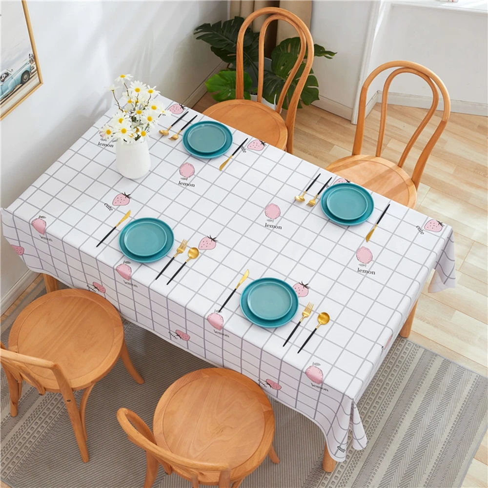 White Silicone Rectangular Tablecloths for Table Cloth Grid Waterproof Oilcloth Decor Cover Anti-stain PVC Tablecloth
White Silicone Rectangular Tablecloths for Table Cloth Grid Waterproof Oilcloth Decor Cover Anti-stain PVC Tablecloth