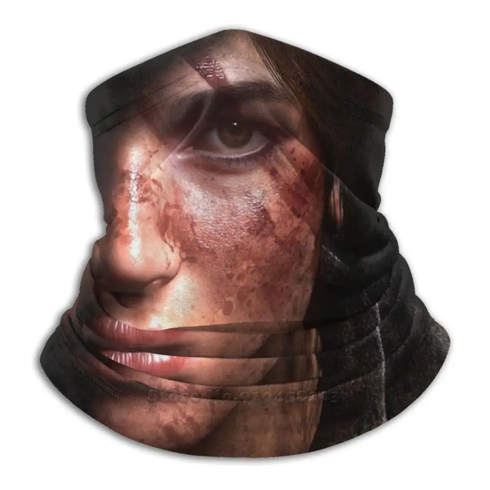 Lara Croft - Poster Bandana Scarf Mask Scarfs Neck Warmer Headwear Tomb Raider Rise Of The Shadow |
