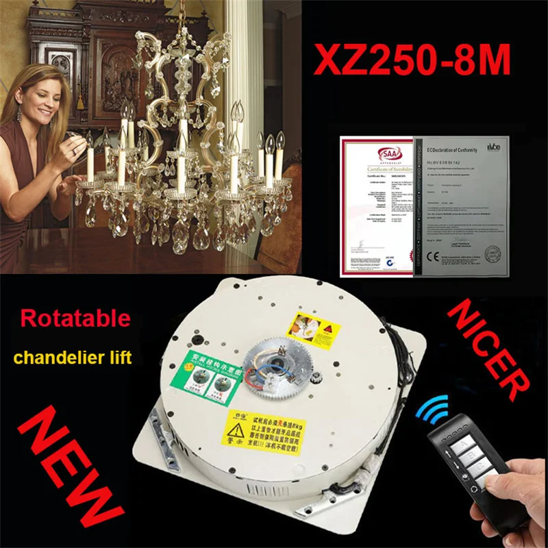 Free Shipping 250KGS 8M Rotated Lifter Remote Control Chandelier Hoist Electric Winch Lifting light 110V,240V;free shipping
Free Shipping 250KGS 8M Rotated Lifter Remote Control Chandelier Hoist Electric Winch Lifting light 110V,240V;free shipping