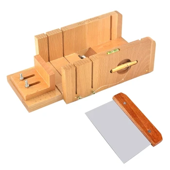 Multi-Function Practical Adjustable Bamboo Soap Cutter Soap Making Tools with Soap Beveler/Planer Set
Multi-Function Practical Adjustable Bamboo Soap Cutter Soap Making Tools with Soap Beveler/Planer Set