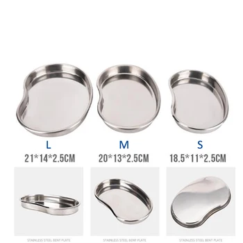 2pcs/Lot Dental Stainless Steel Tray Surgical Sterilization Bending Plate For Dental Eyebrow Lip Tattoo Sterilization Tool
2pcs/Lot Dental Stainless Steel Tray Surgical Sterilization Bending Plate For Dental Eyebrow Lip Tattoo Sterilization Tool