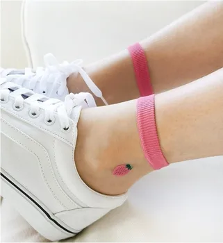Spring and summer new Japanese glass silk women socks light and breathable fruit college style cute tube stocks happy funny sock
Spring and summer new Japanese glass silk women socks light and breathable fruit college style cute tube stocks happy funny sock