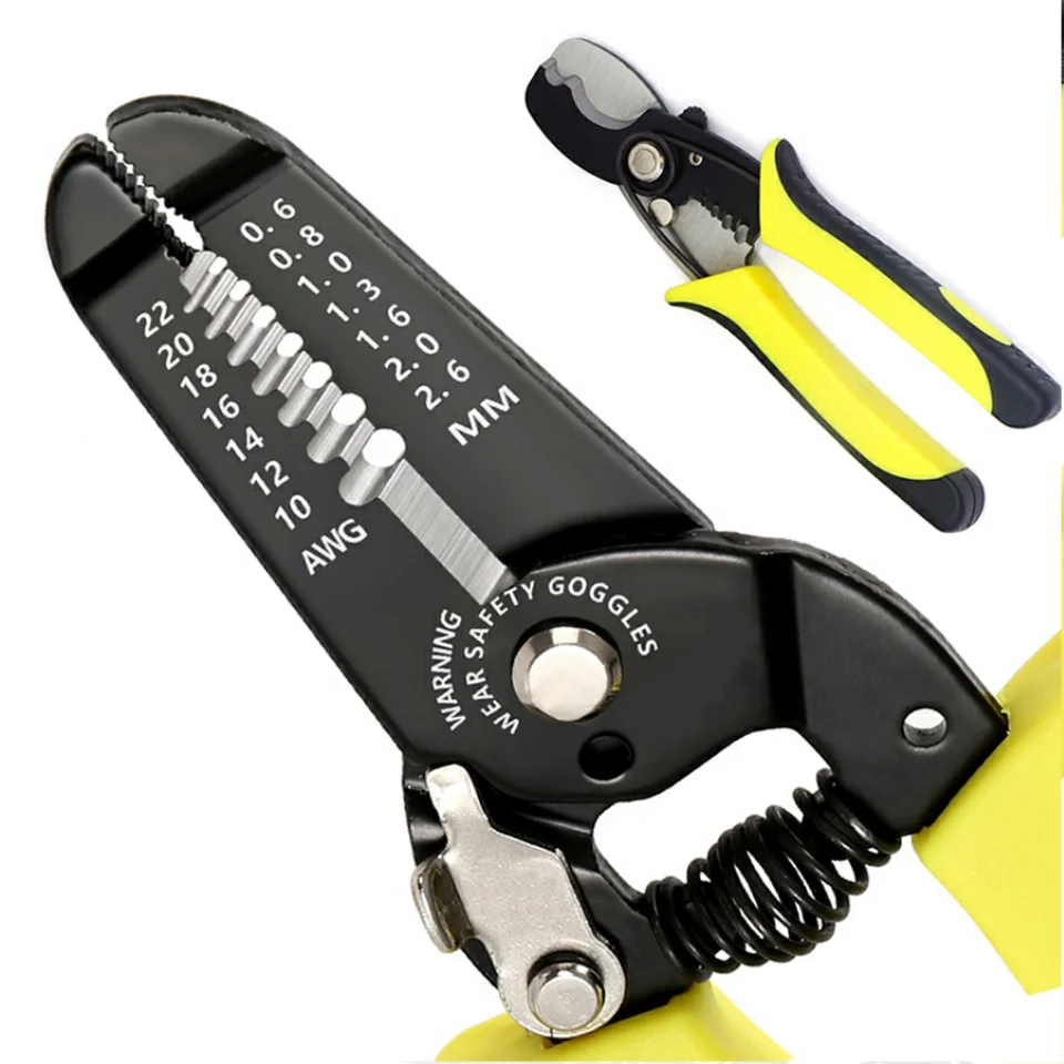 Pliers Cable Stripper For Stripping Multi-Function Wire Cutter Crimping Pliers Wire Stripper Tool Alicates Multiherramienta
Pliers Cable Stripper For Stripping Multi-Function Wire Cutter Crimping Pliers Wire Stripper Tool Alicates Multiherramienta