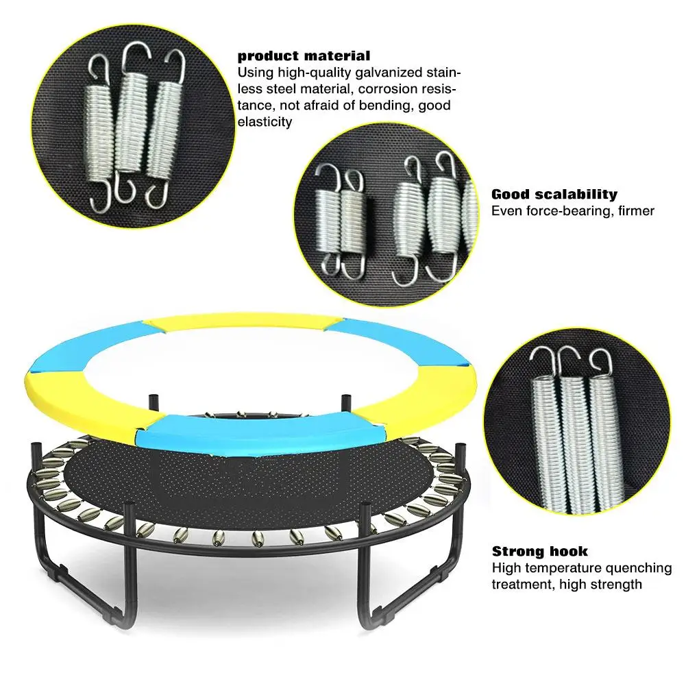 10PCS Children Trampoline springs Jgalvanized steel umping bed  stretching spring  For 4.57feet/5.51fft/6.5feet/7.01feet/8.27eet