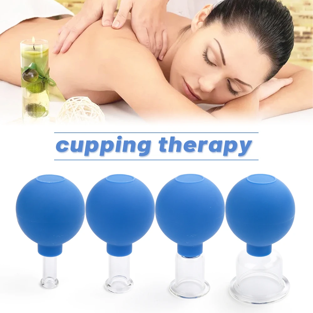 4pcs Vacuum Cupping Cups Set Rubber Head Glass Anti Cellulite Massage Chinese Therapy Face Cupping Set Cans for Health Massage
4pcs Vacuum Cupping Cups Set Rubber Head Glass Anti Cellulite Massage Chinese Therapy Face Cupping Set Cans for Health Massage