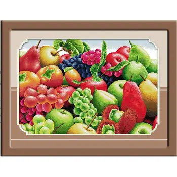 Joy Sunday Fruits chinese cross stitch kit sale embroidery set print canvas cross stitch 14CT DMC needlework DIY set Home decor
Joy Sunday Fruits chinese cross stitch kit sale embroidery set print canvas cross stitch 14CT DMC needlework DIY set Home decor