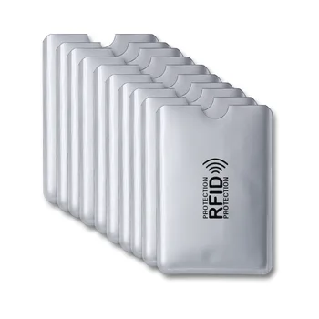 10PCS Anti Rfid Card Holder NFC Blocking Reader Lock Id Bank Card Holder Case Protection Safe Metal Credit Card Case Aluminium
10PCS Anti Rfid Card Holder NFC Blocking Reader Lock Id Bank Card Holder Case Protection Safe Metal Credit Card Case Aluminium