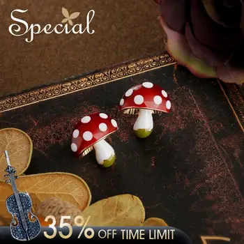 Special Fashion Enamel Lovely Stud Earrings Cute Cartoon Earing Handmade Smart Mushroom Jewelry Gifts for Women S2769E
Special Fashion Enamel Lovely Stud Earrings Cute Cartoon Earing Handmade Smart Mushroom Jewelry Gifts for Women S2769E