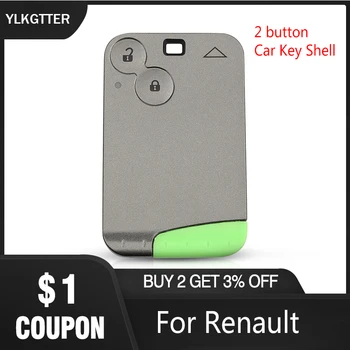 YLKGTTER 2 Buttons Smart Card Replacement Key Shell Cover Fob For Renault Laguna with High Quality Small Steel Card Blade Inside
YLKGTTER 2 Buttons Smart Card Replacement Key Shell Cover Fob For Renault Laguna with High Quality Small Steel Card Blade Inside