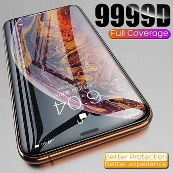 9999D Full Cover Protective Glass on The For iPhone 7 8 6 6s Plus Tempered Screen Protector For iPhone 11 Pro X XR XS Max Glass
9999D Full Cover Protective Glass on The For iPhone 7 8 6 6s Plus Tempered Screen Protector For iPhone 11 Pro X XR XS Max Glass