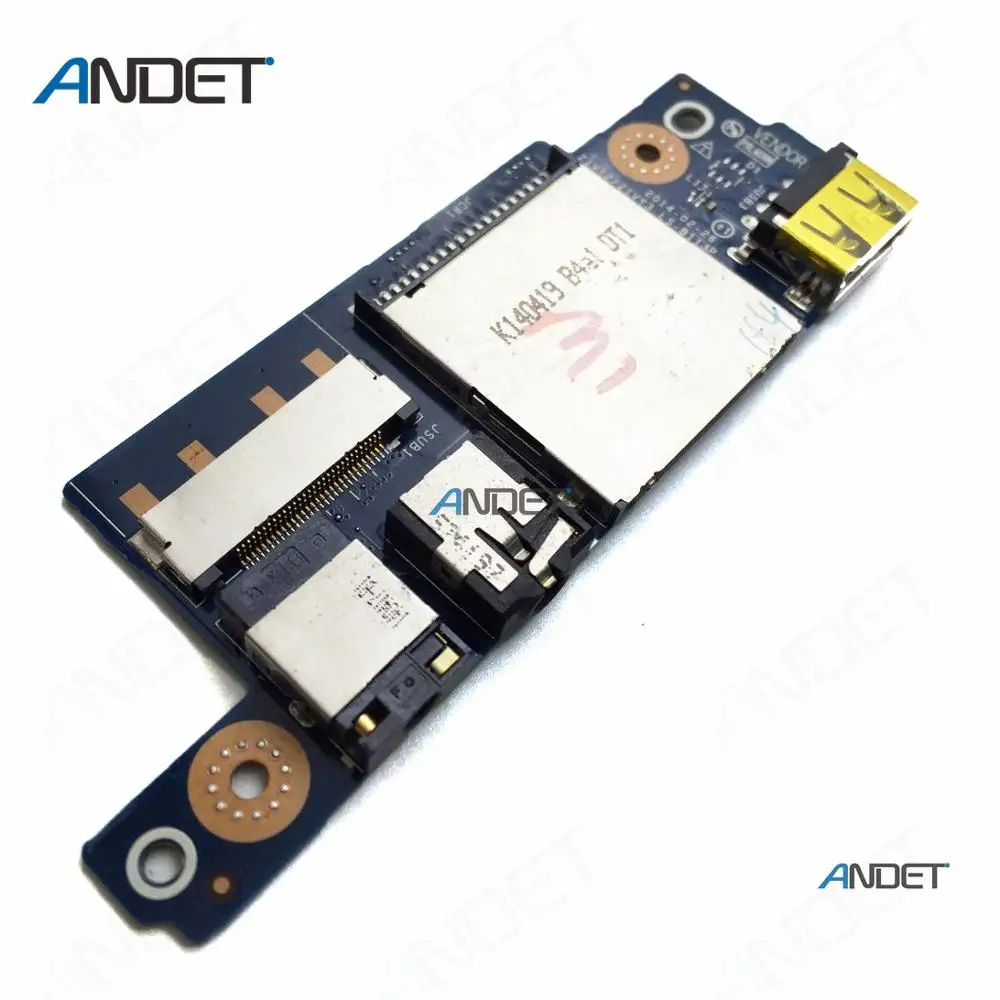 USB Board for Lenovo Y50 Y50-70 USB Interface Audio Board ZIVY2 / ZIVY3 LS-B113P
USB Board for Lenovo Y50 Y50-70 USB Interface Audio Board ZIVY2 / ZIVY3 LS-B113P