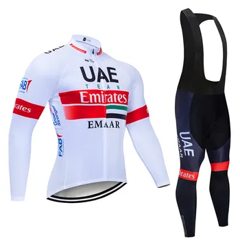 New 2020 UAE Autumn Long Sleeve Cycling Clothing Set Breathable Bicycle Wear MTB Bike Cycling Jersey Ropa Maillot Ciclismo
New 2020 UAE Autumn Long Sleeve Cycling Clothing Set Breathable Bicycle Wear MTB Bike Cycling Jersey Ropa Maillot Ciclismo