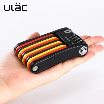 ULAC Bicycle Lock Folding Bike Lock Steel Safety Lock Anti-theft Security 4 Digit Combination Password Bicycle Lock Accessories
ULAC Bicycle Lock Folding Bike Lock Steel Safety Lock Anti-theft Security 4 Digit Combination Password Bicycle Lock Accessories