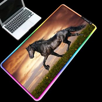 Yuzuoan Computer Gaming Mousepad Animal Mustang Cloth Fabric Non-slip Desk Pad LED Color Lighting RGB Gaming Notebook Mouse Pad
Yuzuoan Computer Gaming Mousepad Animal Mustang Cloth Fabric Non-slip Desk Pad LED Color Lighting RGB Gaming Notebook Mouse Pad
