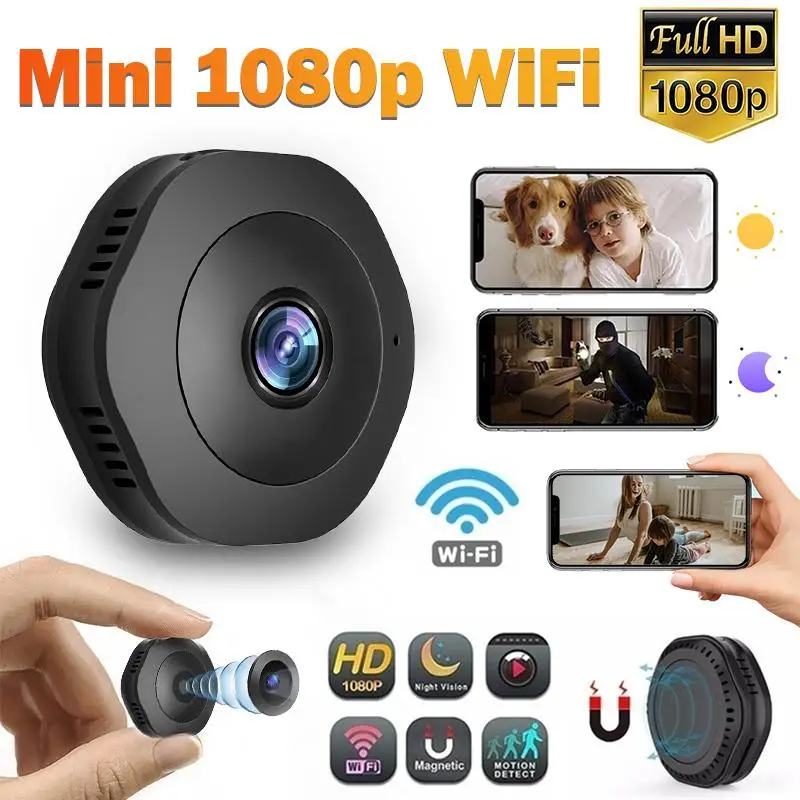Mini  DV/ WiFi Camera Home Security Camera HD 4K 1080P Night Vision Motion Detection Actie Camera motion Sensor Camcorder
Mini  DV/ WiFi Camera Home Security Camera HD 4K 1080P Night Vision Motion Detection Actie Camera motion Sensor Camcorder