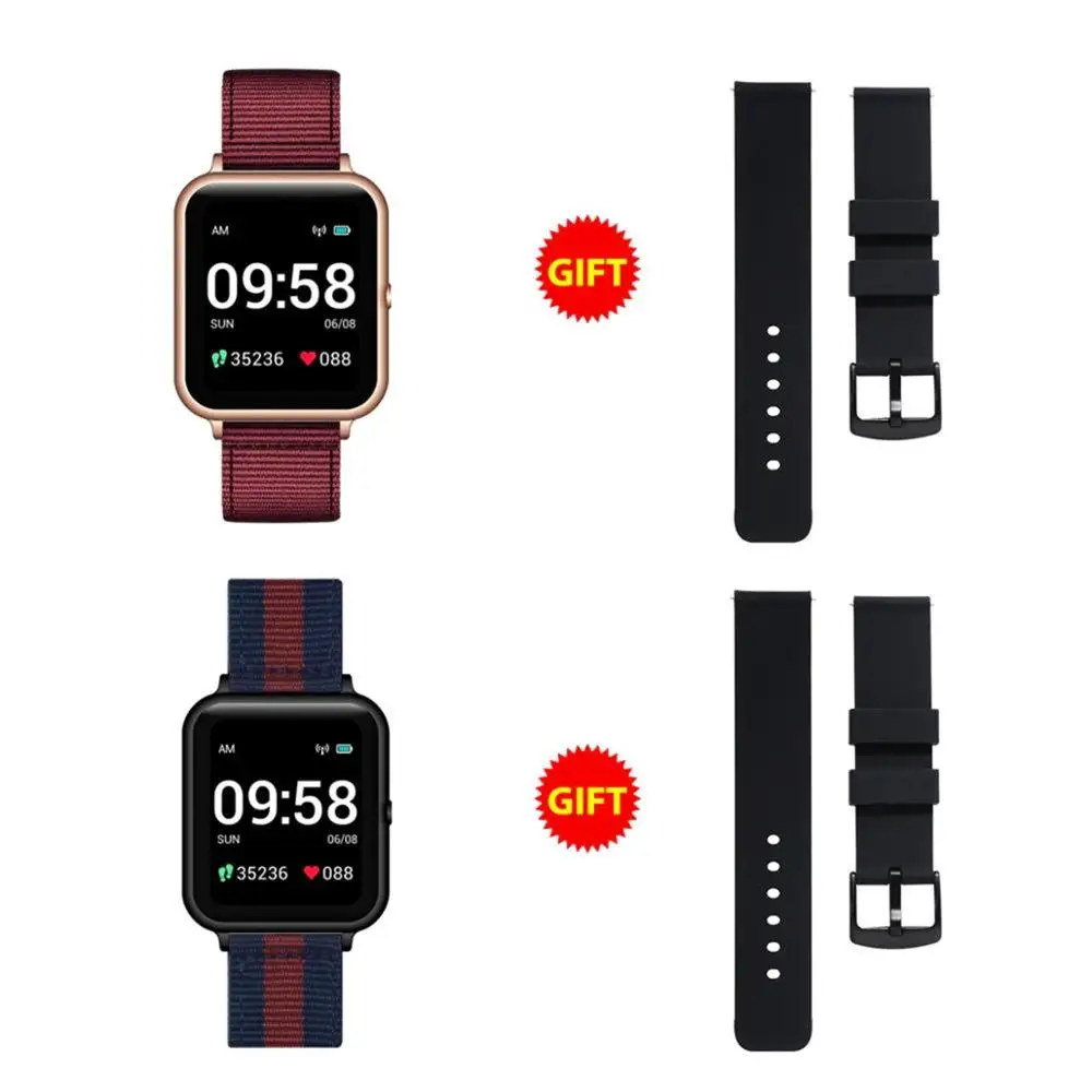 S2 Smart Watch 2.5D ARC HD Curved Glass, Nylon Silicone 2 Belt Heart Rate and Sleep Monitoring 1.4 Inch LCD Screen Sports Health
S2 Smart Watch 2.5D ARC HD Curved Glass, Nylon Silicone 2 Belt Heart Rate and Sleep Monitoring 1.4 Inch LCD Screen Sports Health