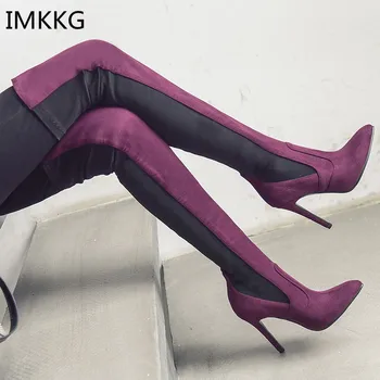 2018 New Fashion over the knee boots breathable women boots shoes woman high heels fashion thigh high boots a685
2018 New Fashion over the knee boots breathable women boots shoes woman high heels fashion thigh high boots a685