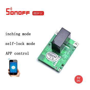 Itead SONOFF RE5V1C Wifi Relay Module Switch 5V DC E-Welink Remote Power Relay Switch Inching/Selflock Mode For Smart Home
Itead SONOFF RE5V1C Wifi Relay Module Switch 5V DC E-Welink Remote Power Relay Switch Inching/Selflock Mode For Smart Home