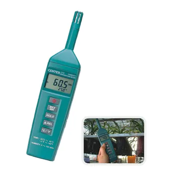 CENTER-315 Humidity Temperature Meter(Compact),Dual Displays: Primary Display For Humidity;Secondary Displays For Temperature.
CENTER-315 Humidity Temperature Meter(Compact),Dual Displays: Primary Display For Humidity;Secondary Displays For Temperature.